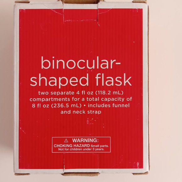 Binocular Shaped Flask holds 8 ounces - Picture 5 of 9